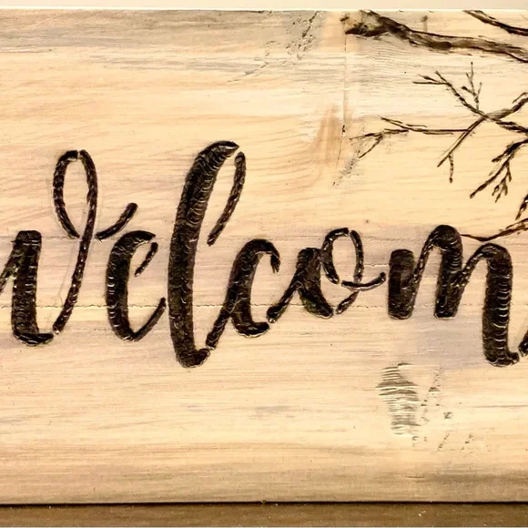 SOLD - Welcome sign - Picture 5 of 6